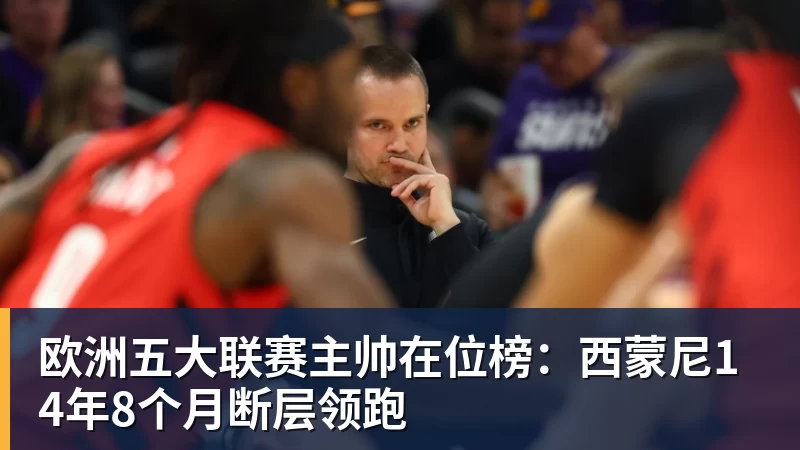 九游体育欧洲五大联赛主帅在位榜：西蒙尼14年8个月断层领跑